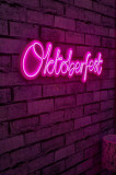 Decoratiune luminoasa LED, Oktoberfest, Benzi flexibile de neon, DC 12 V, Roz, Neon Graph