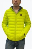 Cumpara ieftin Jacheta barbati cu gluga si 2 buzunare exterioare verde deschis (Marime: 2XL), Norway