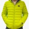 Jacheta barbati cu gluga si 2 buzunare exterioare verde deschis (Marime: 2XL)