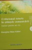 CRITICISMUL RETORIC IN STIINTELE COMUNICARII