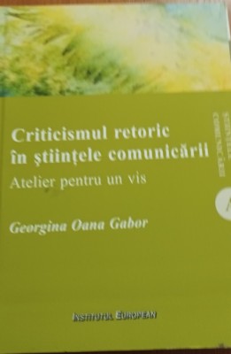 CRITICISMUL RETORIC IN STIINTELE COMUNICARII foto