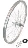 Roata bicicleta spate 24x1.5&ndash;1.75, aluminiu simplu, China, 36H, 14G