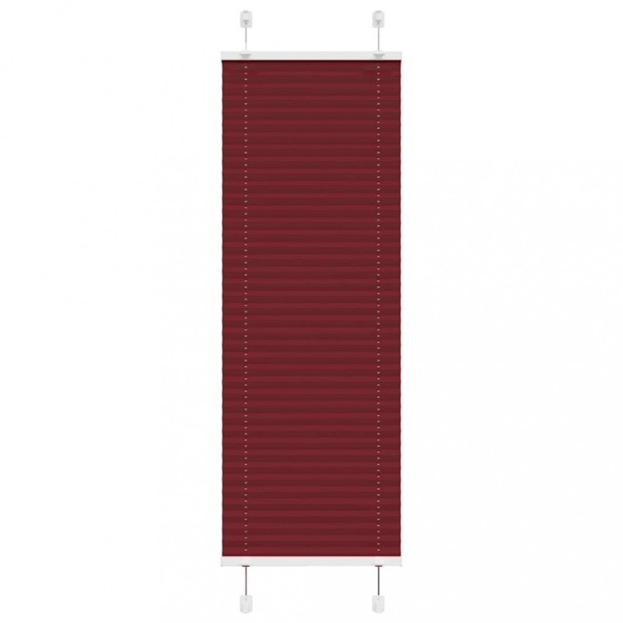 Jaluzea plisată Bordeaux Roșu 45x150 cm Lățime țesătură