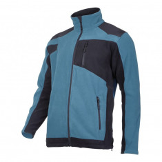 Jacheta Polar cu intaritura, 3 buzunare, talie ajustabila, anti-scamosare, marime XL, Albastru/Negru