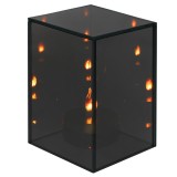 Felinar decorativ LED 3D cu efect oglinda Zortiva Cube 10x15 cm