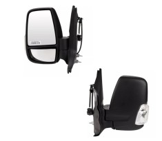 Oglinda usa exterioara FORD TRANSIT/TOURNEO, 10.2019-, partea stanga, View Max, reglare electrica; texturat; cu incalzire; versiune scurta; sticla co