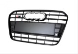 Grila S6 - Audi A6 C7 (2015-2018) Negru, Oem