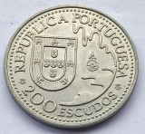 444. Moneda Portugalia 200 escudos 1993 (Tanegashima)