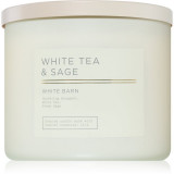 Bath &amp; Body Works White Tea &amp; Sage lum&acirc;nare parfumată 411 g