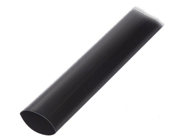 Manşon termocontractabil neagră 52mm x 1m