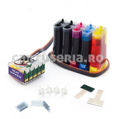 Ciss pentru epson t129 cu 2 cartuse negre 1291 1291 1292 1293 1294 cerneala cu cerneala dye foto