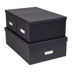 Bigso Box of Sweden - set de cutii de depozitare Inge (3-pack)