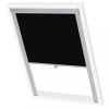Jaluzea Rulou Opaca Neagra vidaXL M06/306 Compatibila Velux, Poliester &amp; Aluminiu, Usor de Curatat si Montat