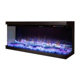 Semineu electric incorporabil Haiti 78, Art Flame, 300 de combinatii ale culorii flacarilor, Termostat, Efect 3D