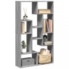 Gossi biblioteca, gri sonoma, 72x20x120 cm, lemn prelucrat