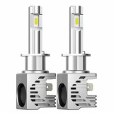 2 x Led H1 Lumini Lampa Faruri Becuri Auto Camoin Moto Hi/Low Beam 50W 5000lm 6500K 12V 24V