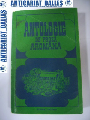 Antologie de proza aromana foto