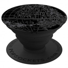 PopSockets - PopGrip - Death Star Alum