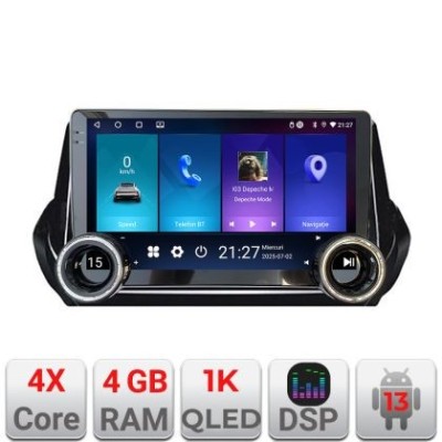 Navigatie Peugeot 2008 2020- Edotec 4+64 10.5 inch Incell 1K android Wifi 5Ghz gps internet Kit-209-2020 CarStore Technology foto