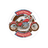 Abtibild &quot;CUSTOM MOTORCYCLES&quot; Cod: TAG 039 / T2 Automotive TrustedCars, Oem
