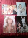 4 Ilustrate ACIN Romania - Actrite : 2x Farrah Fawcett , Raquel Welch si Ursula Andress