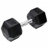 Orange Gym Ganteră hexagonală, negru, 30 kg