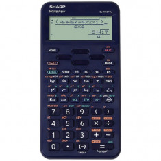 Calculator stiintific, 16 digits, 422 functiuni, albastru, SHARP EL-W531TL foto