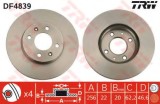 Disc frana HYUNDAI i20 (PB, PBT) (2008 - 2014) TRW DF4839