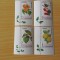 Serie timbre romanesti flora fructe flori nestampilate Romania MNH
