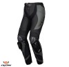 Pantaloni pentru scuter - motocicleta barbati piele Racing Ixon vara model Vortex 3 MS culoare: negru Negru XXL