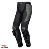 Pantaloni pentru scuter - motocicleta barbati piele Racing Ixon vara model Vortex 3 MS culoare: negru Negru XXL