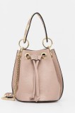 Answear Lab poseta de piele culoarea roz