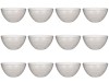Set boluri, 12 piese, 4 l, Plastic, Transparent