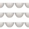 Set boluri, 12 piese, 4 l, Plastic, Transparent