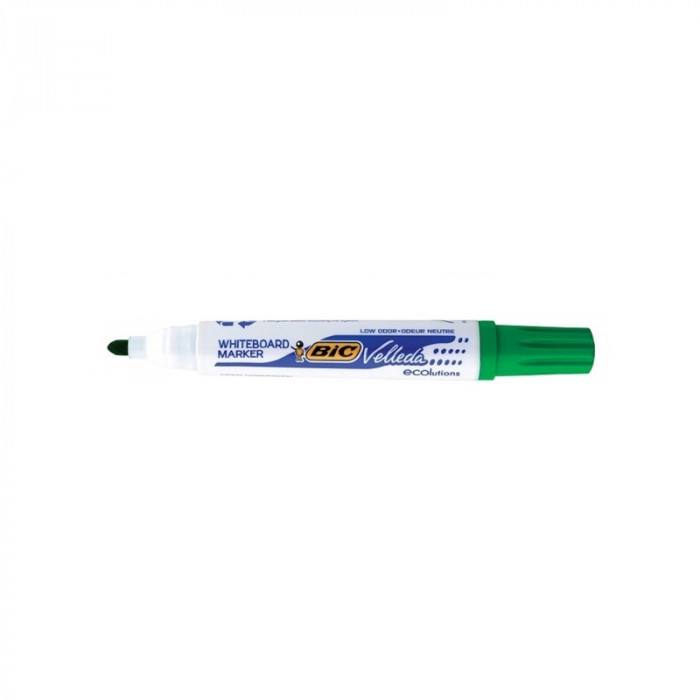 Marker ECO Velleda 1701 verde 12/cutie - BIC