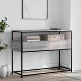 VidaXL Măsuță consolă, gri sonoma, 100x40x75 cm, lemn prelucrat