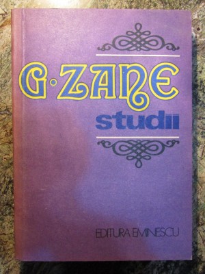 Studii &amp;ndash; G. Zane foto