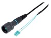Cablu patch cord fibră OM3 duplex multimod