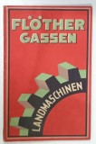 FLOTHER GASSEN , LANDMASCHINEN , CATALOG GERMAN DE MASINI AGRICOLE , TEXT IN LIMBA GERMANA , INCEPUT DE SECOL XX