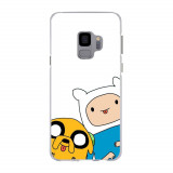 Husa compatibila cu Samsung Galaxy S9 Silicon Gel Tpu Model Finn and Jake Tongues