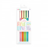 Pixuri cu gel colorate Fine Line - Set de 6, Ooly