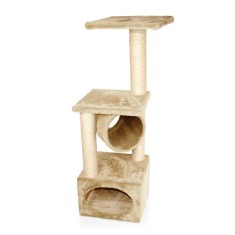 Casuta &amp; Stalp bej 35/35/109 cm