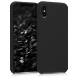 Husa pentru Apple iPhone X / iPhone XS, Silicon, Negru, 46313.01, Carcasa, Kwmobile