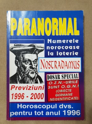 Paranormal: NOSTRADAMUS Previziuni 1996-2000 foto