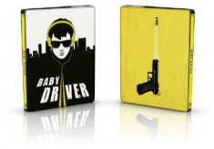 Baby Driver - BLU-RAY 2D + CD original Soundtrack (Steelbook) Mania Film foto