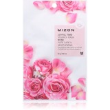 Mizon Joyful Time Rose mască textilă hidratantă pentru micsorarea porilor 23 g