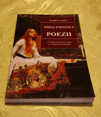 Mihai Eminescu - Poezii (conține un dosar critic și o fișă de portofoliu) foto