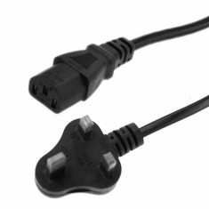 Cablu UK alimentare PC 1.5 m, Active, mufa 3 pini, negru