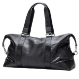 Cumpara ieftin Geanta voiaj, fitness, BUSY LDY&amp;GTM&reg; Maverick, piele naturala, compartiment laptop, unisex, capacitate mare, neagra