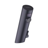 Cumpara ieftin Baterie Lavoar Senzor Jungborn Lambda Negru Mat, Inox, Monocomanda, Chiuveta Baie, Montaj Vertical, Furtun 450mm